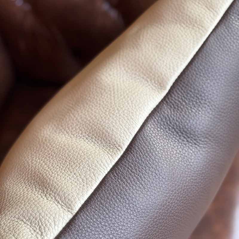 Almofada Dual com Duas Cores - Café e Off White