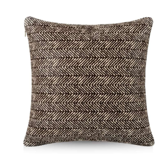 Almofada de Couro Legítimo  - Espinha de Peixe