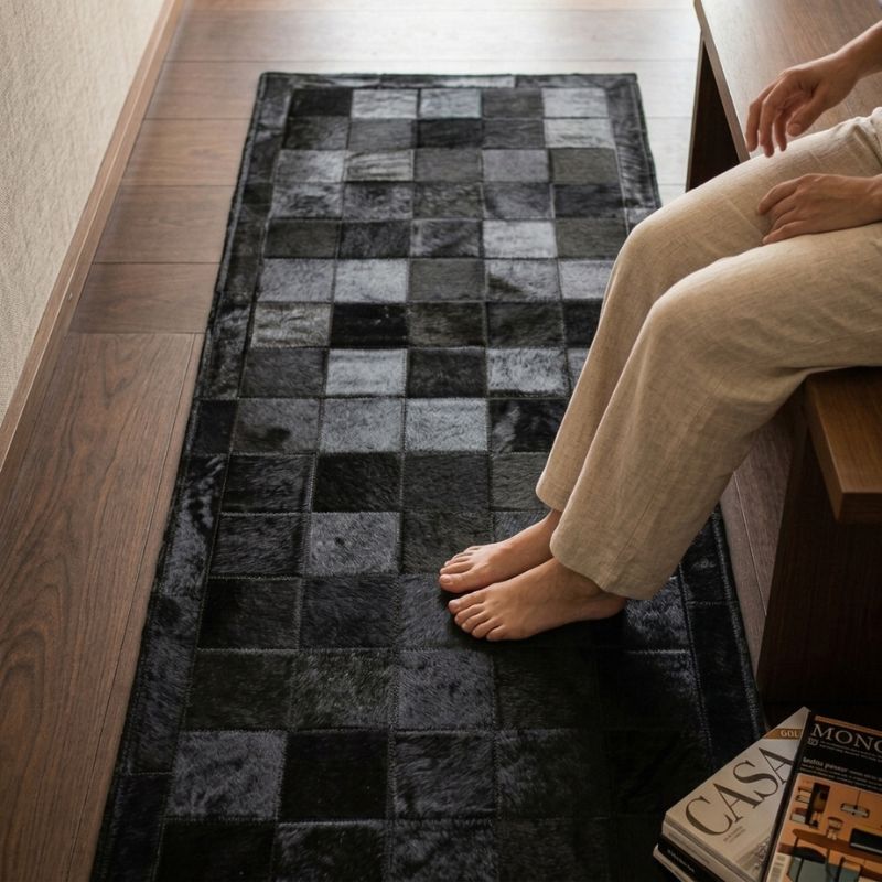Passadeira All Black - Couro Natural - P020