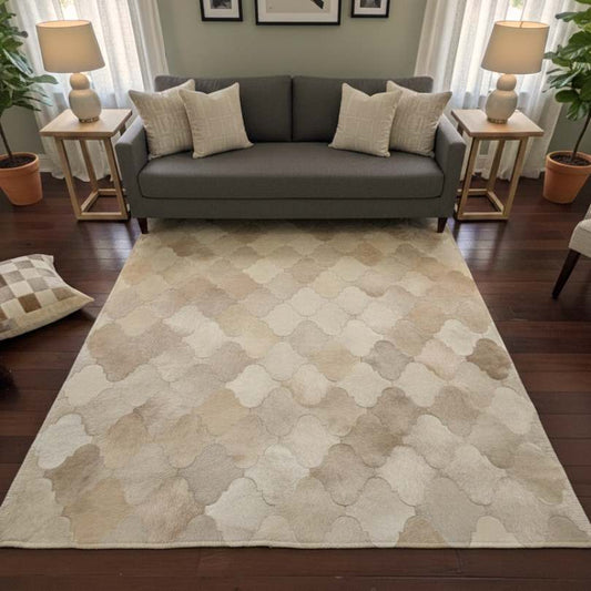 Tapete de Couro Atlas - Bege Claro