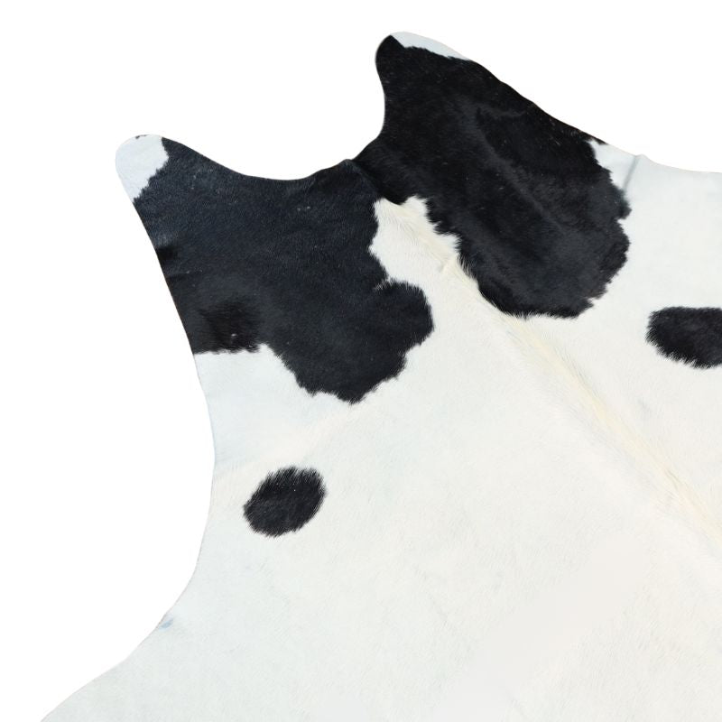 Tapete Bovino Natural Preto e Branco I PB749 I 2,30x2,04m - Tamanho Grande