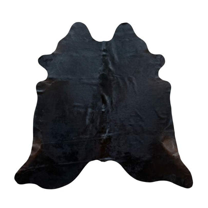 Tapete Formato de Couro Bovino Natural Preto I PR531 I 2,11 x 2,04m