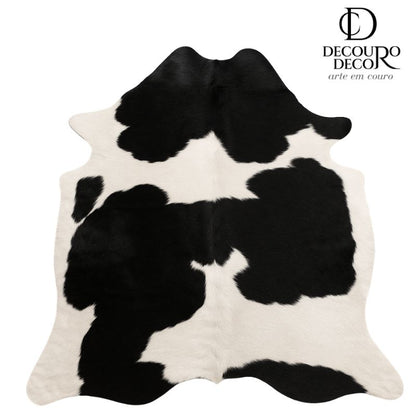 Tapete Bovino Natural Preto e Branco I PB782 I 2,00x1,80m