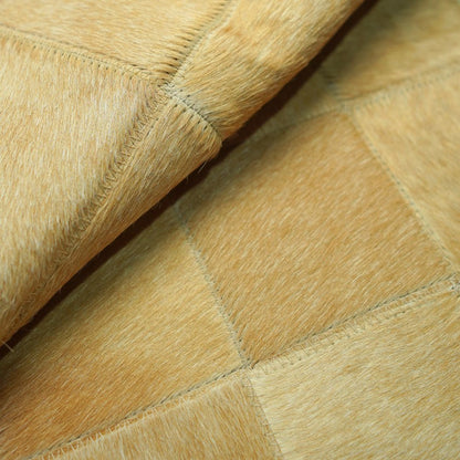 Passadeira de couro bovino natural para corredor - DECOURO