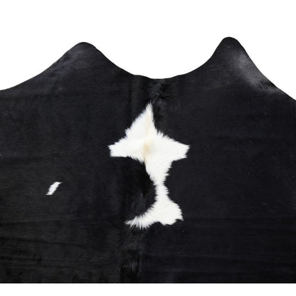 Tapete Bovino Natural Preto e Branco I PB774 I 2,10x2,04m - Tamanho Grande