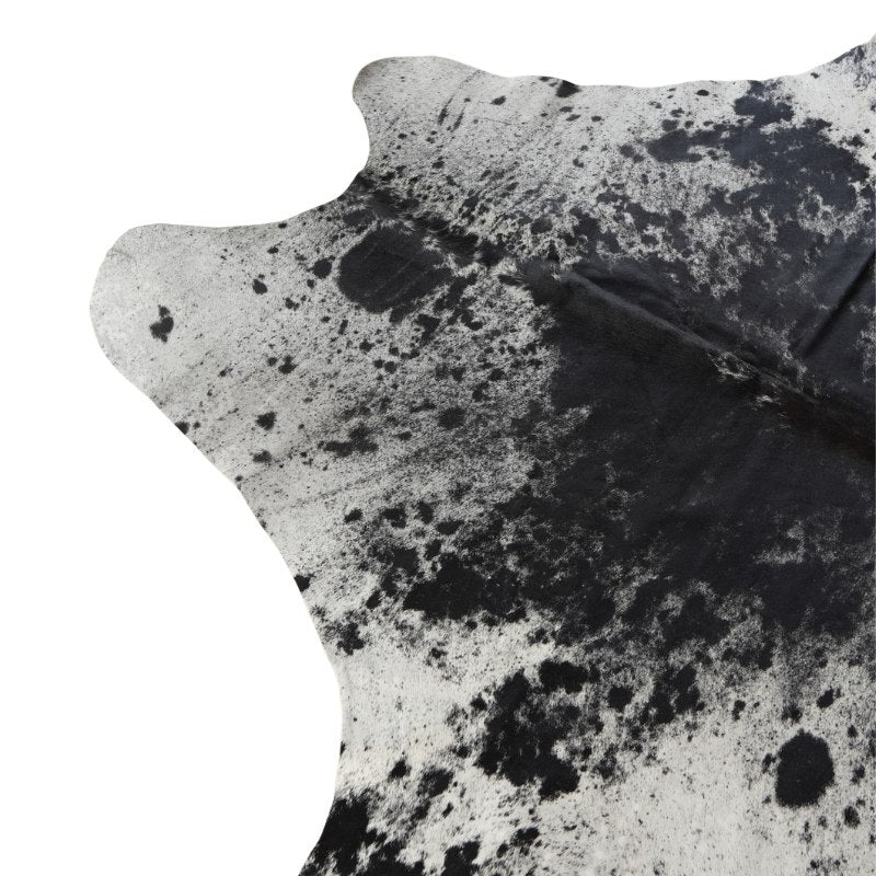 Tapete Bovino Natural Preto e Branco I PB764 I 2,54x1,98m