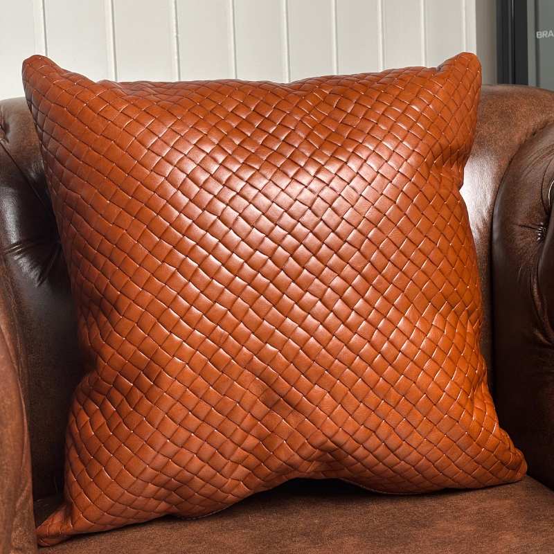 Almofada Amber - Couro Legítimo