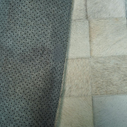 Passadeira de couro bovino natural para corredor - DECOURO