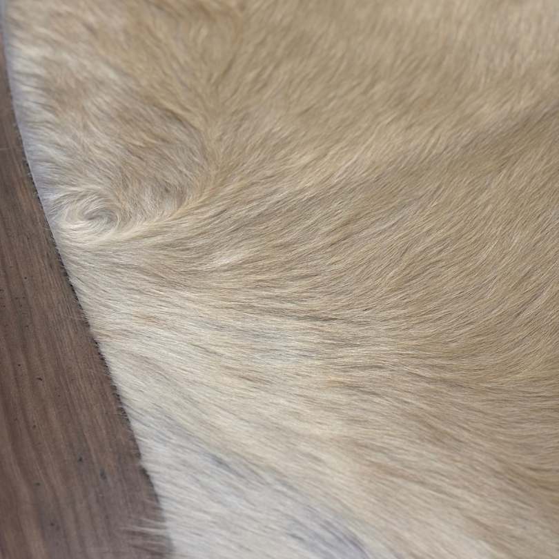 Tapete Bovino Natural Bege Claro I BC050 I  2,24 x 2,04m