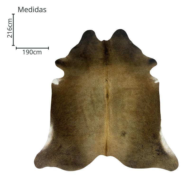 Tapete Bovino Natural Osco I OS021 I 2,16 x 1,90m