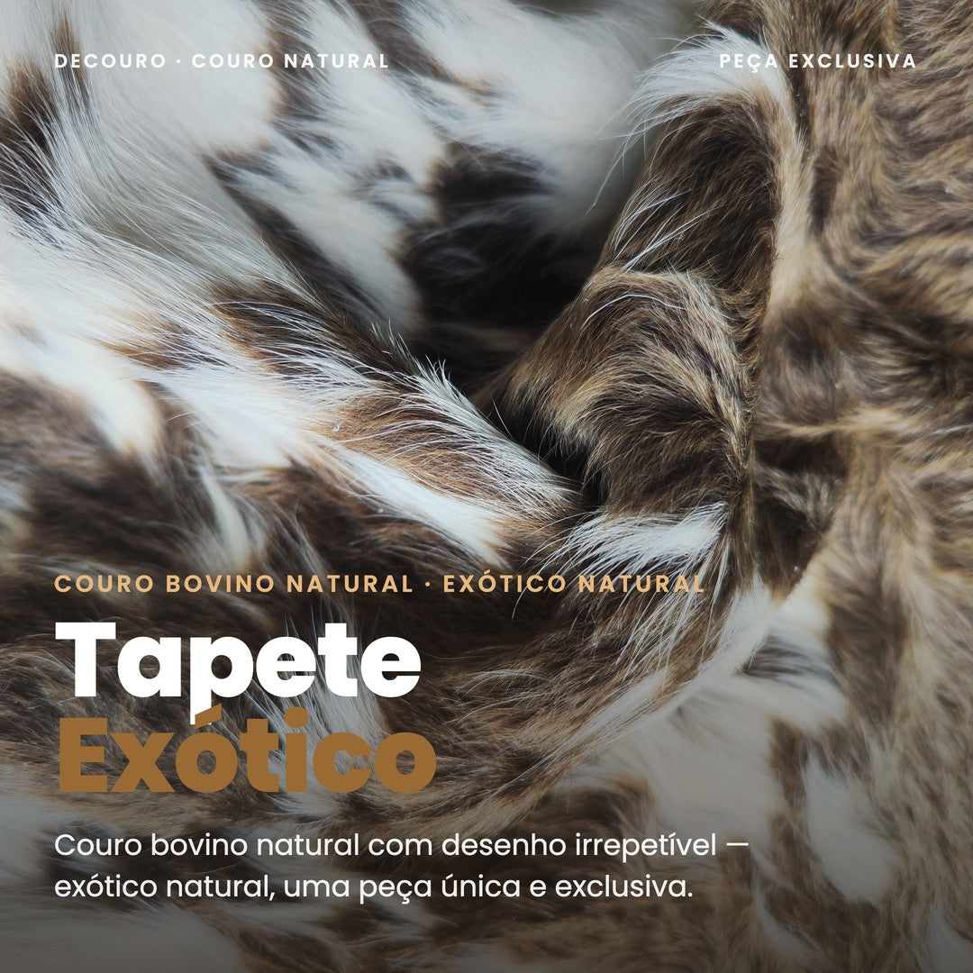 DECOURO · Tapete Bovino Natural Exótico I EXC826 I 1,95x1,94m — Hero