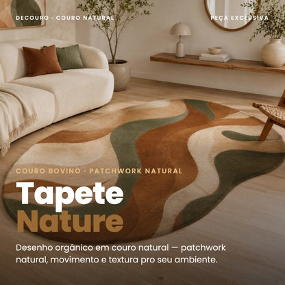 DECOURO · Tapete Nature em Couro Legítimo — Hero