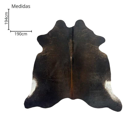 Tapete Bovino Natural Osco I OS024 I 1,94 x 1,90m