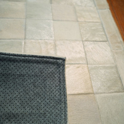 Passadeira de couro bovino natural para corredor - DECOURO