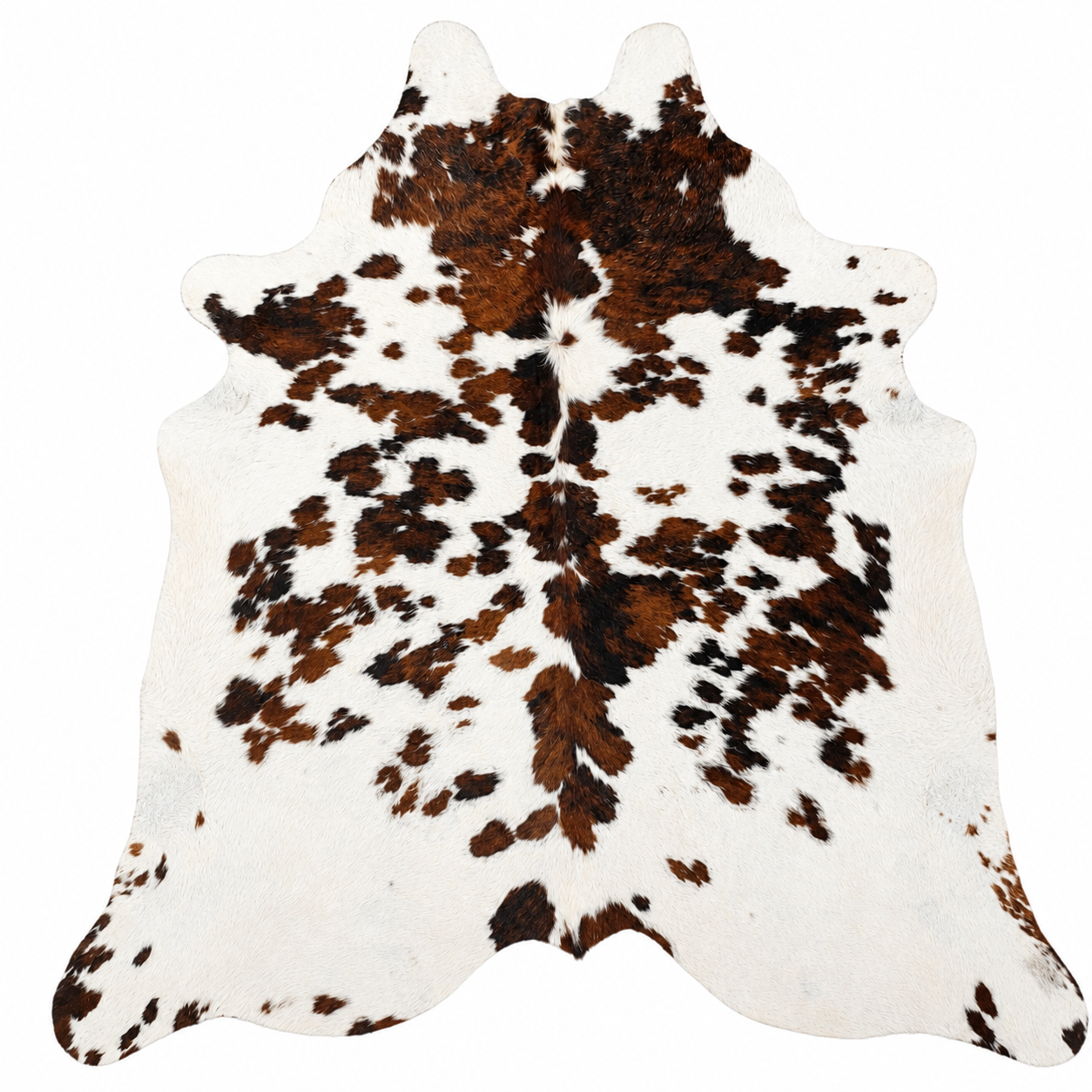 Tapete Bovino Natural Exótico TRICOLOR Linha Premium I Peça Rara EXC930 I 2,47x2,31m