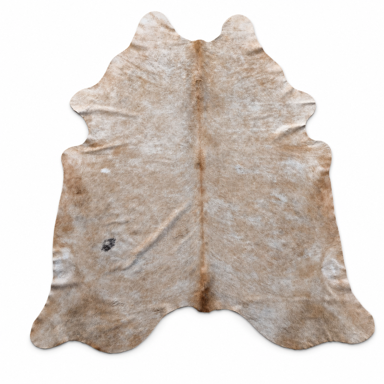 Tapete Bovino Natural Exótico Bege Claro Pelo Curto EXC547 I 2,21x2,00