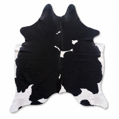 Tapete Bovino Natural Preto e Branco Macio I PB793 2,27x1,91m