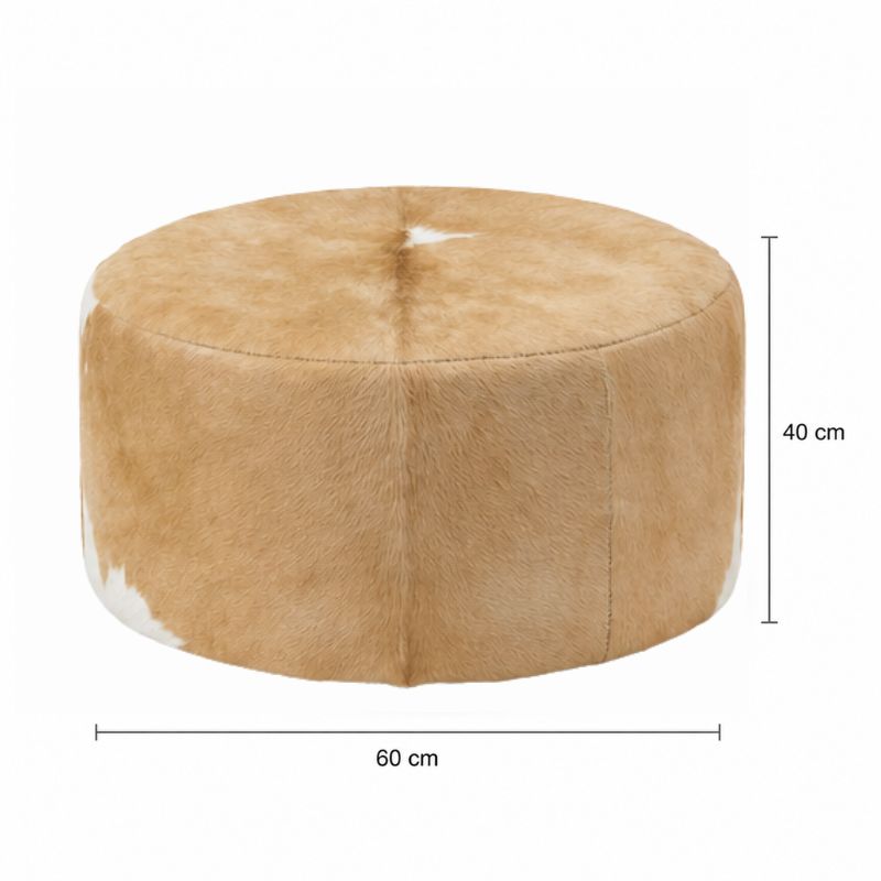 [dim-medio] Puff Bege 60cm diagrama