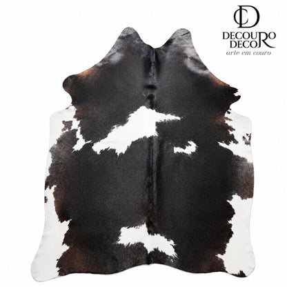 Tapete Bovino Natural Preto e Branco I PB773 I 2,43x1,70m