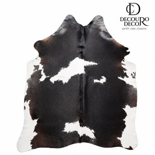 Tapete Bovino Natural Preto e Branco I PB773 I 2,43x1,70m
