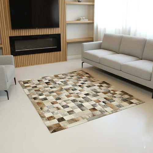 Tapete de Couro Quadriculado Clássico 10x10 cm