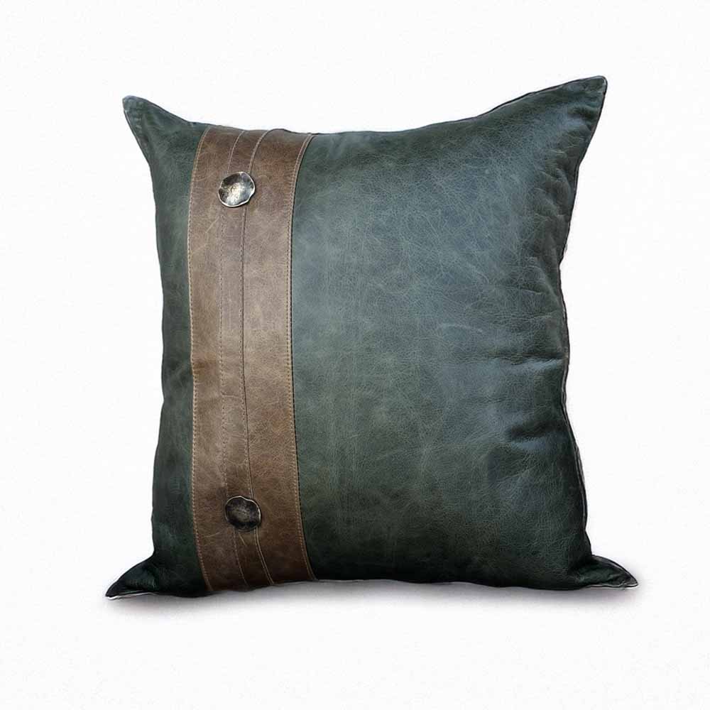 Almofada Gaea em Couro Legítimo Premium – Elegância com Personalidade