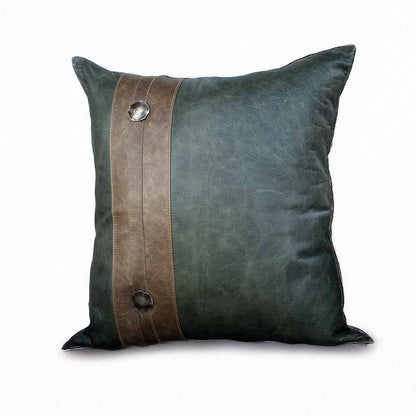 Almofada Gaea em Couro Legítimo Premium – Elegância com Personalidade