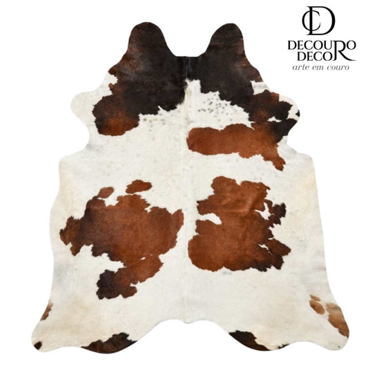Tapete Bovino Natural Exótico TRICOLOR I EX579 I  2,08x2,06m