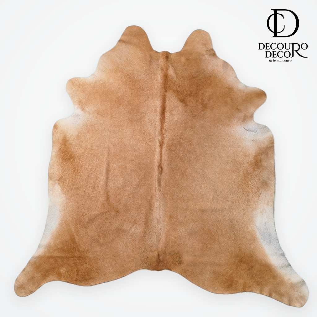 Tapete Bovino Bege Claro BC917 - 2,14x2,05