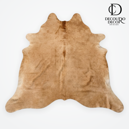 Tapete de couro bovino marrom gold BE890