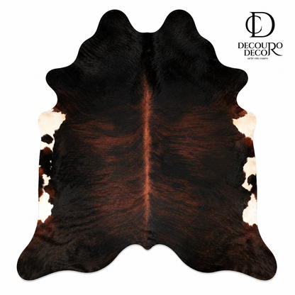 Tapete Bovino Natural Brazino Escuro Pelo Curto I BZE1103 I 2,10x1,95m