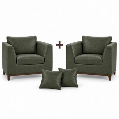 2 Poltronas + 2 Almofadas