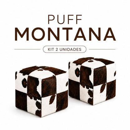 Puff Montana — Kit com 2 unidades com valor promocional - DECOURO