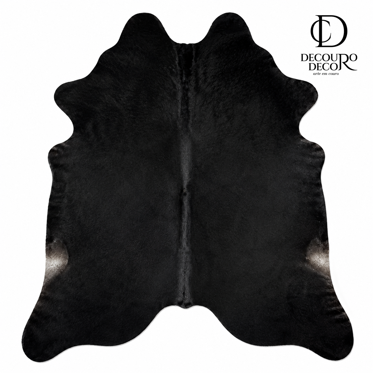 Tapete Bovino Natural Preto Pelo Curto I P1100 I 2,18x2,08m