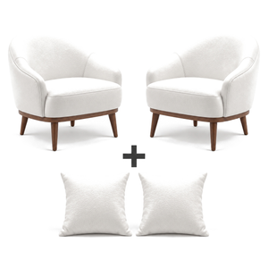 Conjunto 2 Poltronas + 2 Almofadas