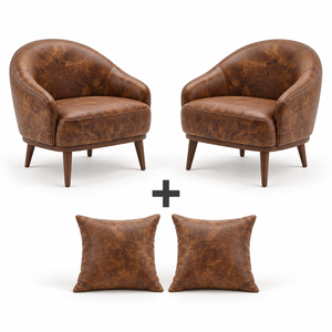 Conjunto 2 Poltronas + 2 Almofadas