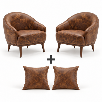 Conjunto 2 Poltronas + 2 Almofadas