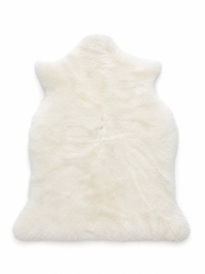 Pelego Natural Branco - Tamanho Grande 1,00m x 0,60