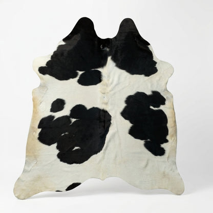 Tapete Bovino Natural Preto e Branco Macio Sedoso I PB949 I 1,95x1,75m