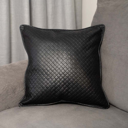 Almofada Liora - Couro Tressê