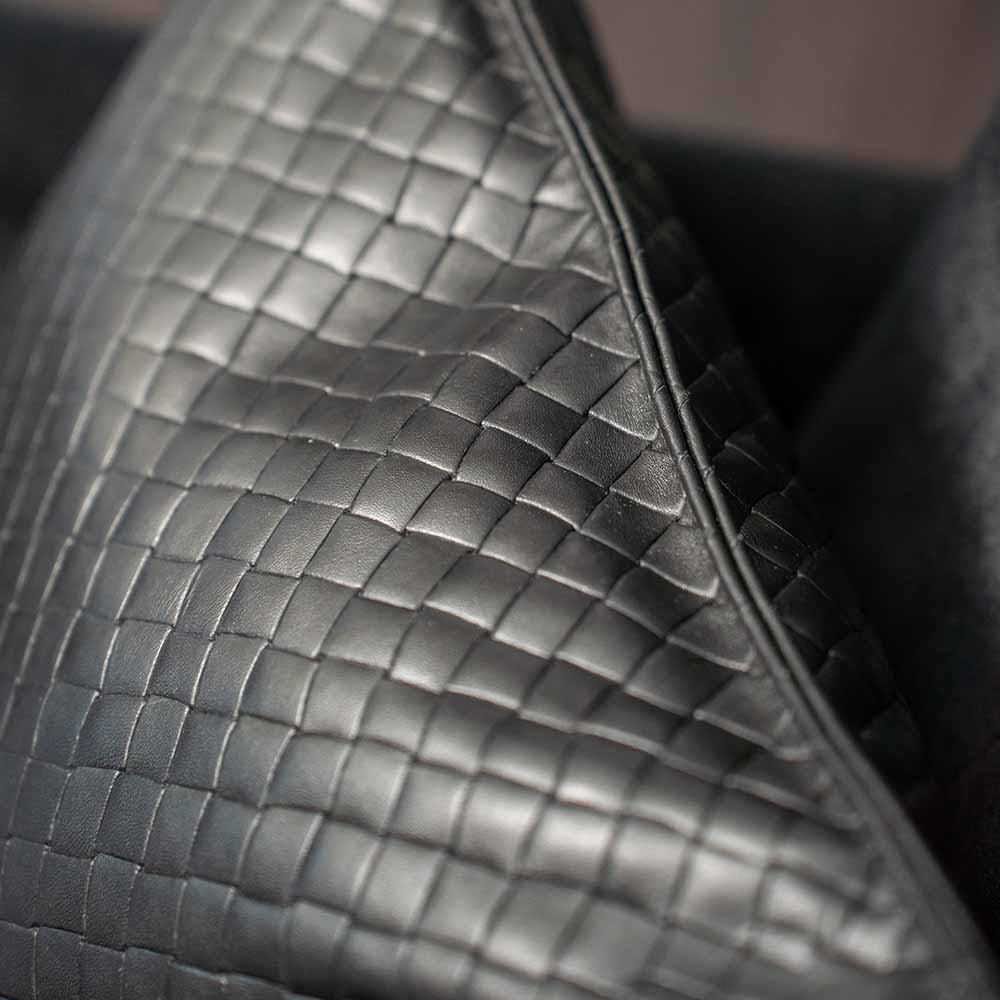 Almofada Liora - Couro Tressê