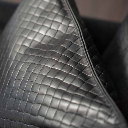 Almofada Liora - Couro Tressê