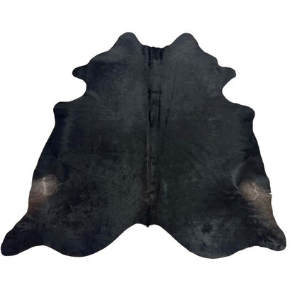 Tapete Formato de Couro Bovino Natural Preto I NP017 I 1,87 x 1,94m