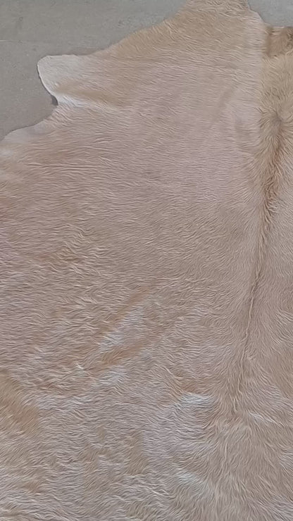 Tapete de pele de boi — vídeo real do produto BC980