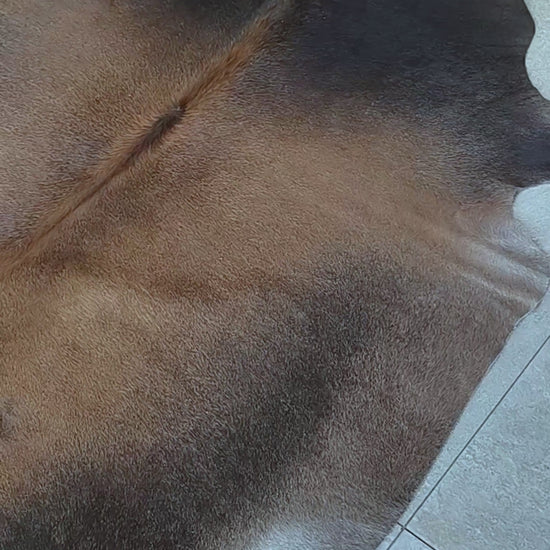 Tapete de pele de boi — vídeo real do produto OSC1023