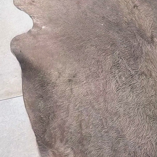 Tapete pele de boi chumbo CH999 2,26x2,25m — video