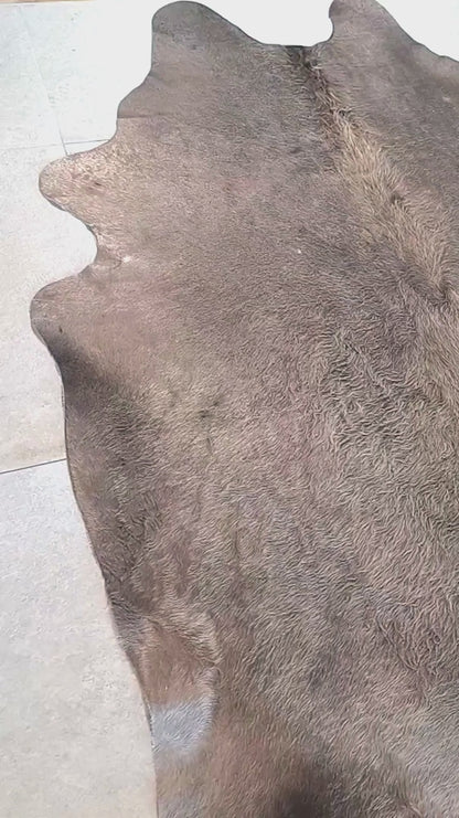Tapete pele de boi chumbo CH999 2,26x2,25m — video