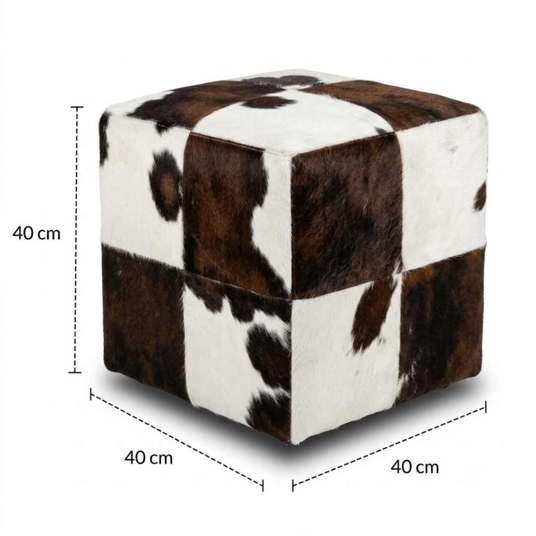 Puff Montana — dimensões 40 × 40 × 40 cm — DECOURO