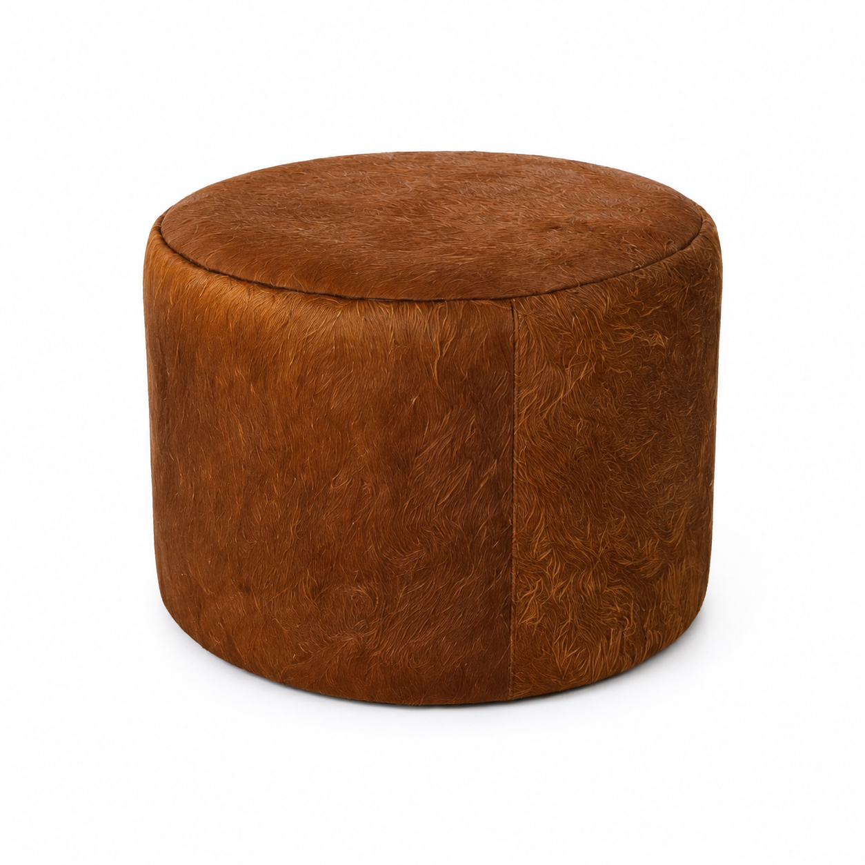 Puff Redondo Marrom 40x40