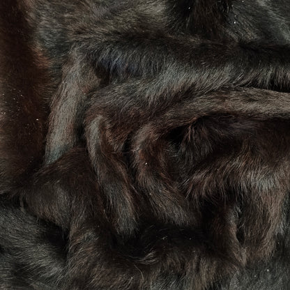 Tapete Bovino Natural Preto e Branco com Tons de Marrom  I PB1098 I 1,95x2,10m